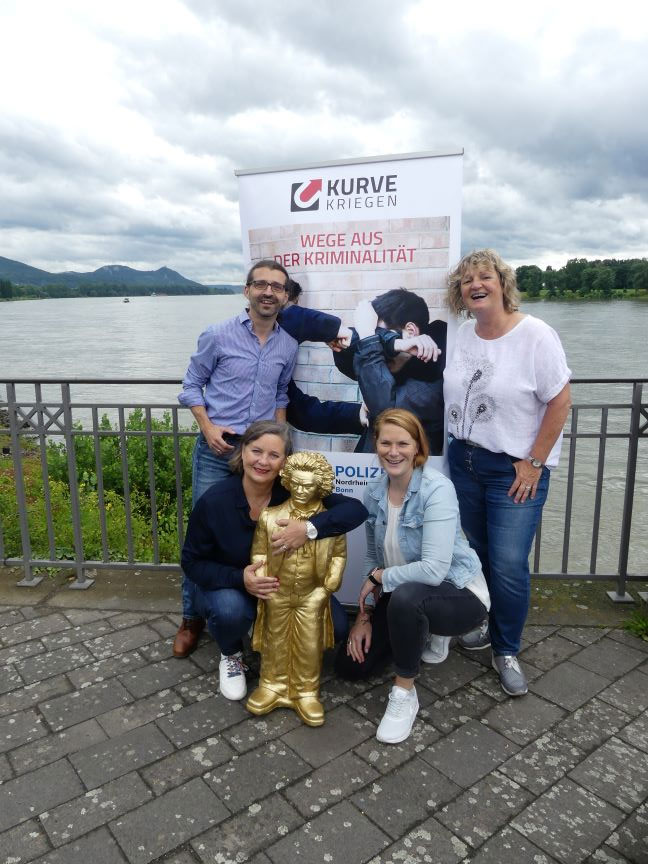 Das „Kurve kriegen“-Team Bonn am Rhein